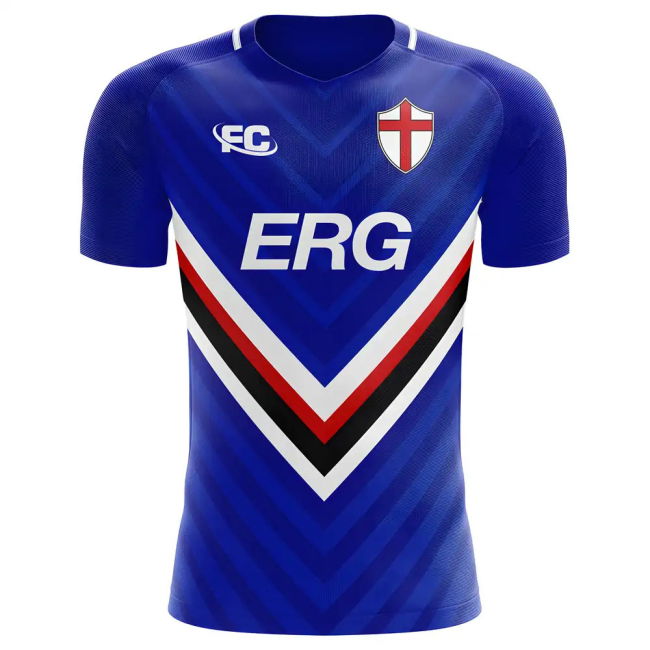 Sampdoria 2022-2023 Home Concept Football Kit