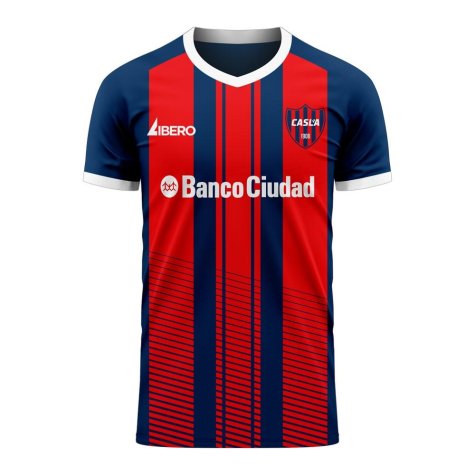 San Lorenzo 2023-2024 Home Concept Football Kit (Libero) - Little Boys