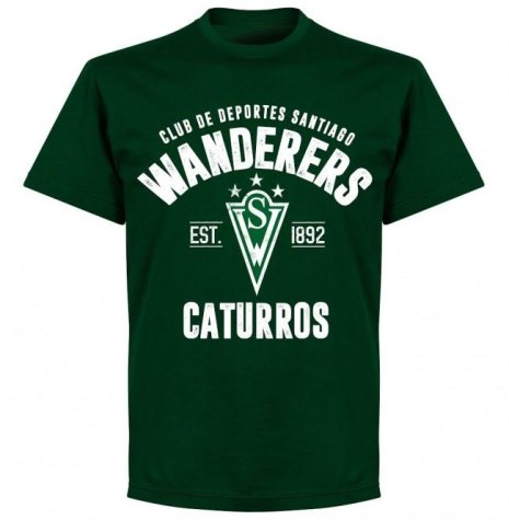 Santiago Wanderers Established T-Shirt - Bottle Green