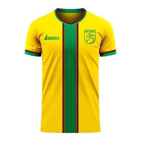 São Tomé and Príncipe 2022-2023 Home Concept Football Kit (Libero) - Womens