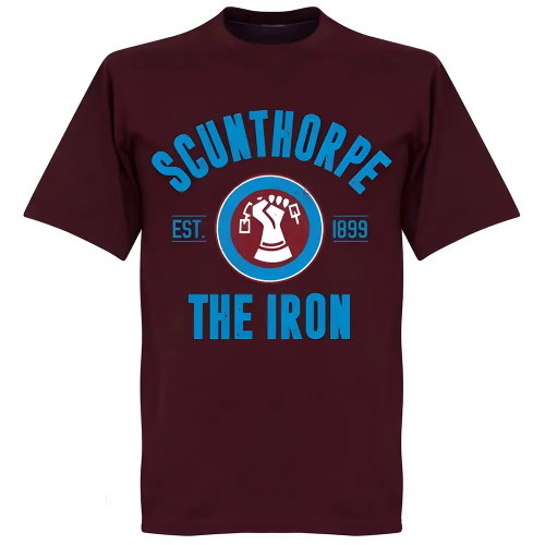 Scunthorpe Established T-Shirt - Maroon