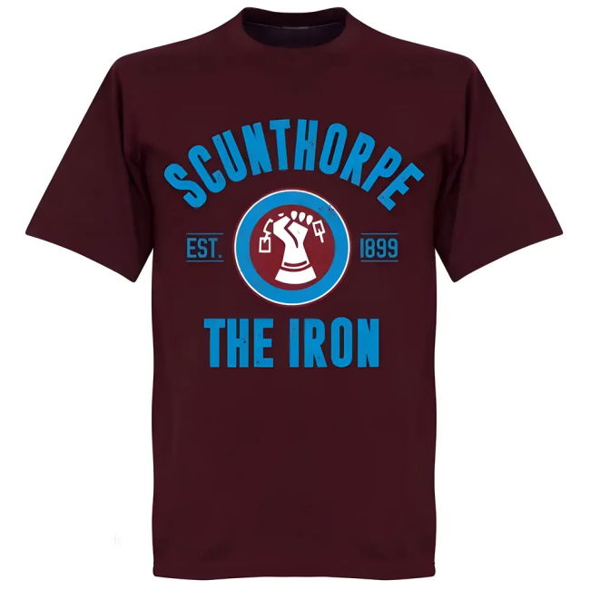 Scunthorpe Established T-Shirt - Maroon