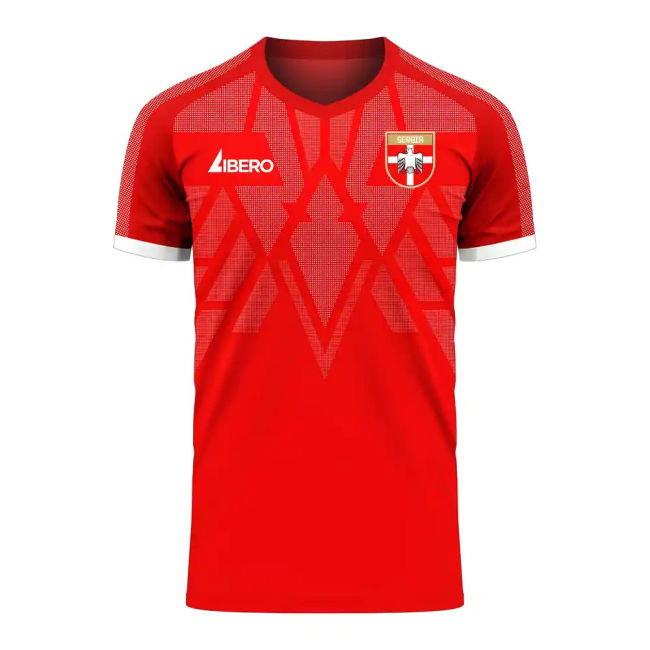 Serbia 2025-2026 Home Concept Football Kit (Libero)