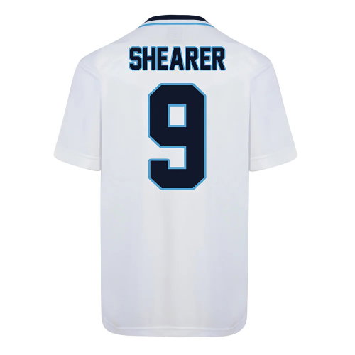 Score Draw England Euro 1996 Home Shirt (Shearer 9) Score Draw England Euro 1996 Home Shirt (Shearer 9)