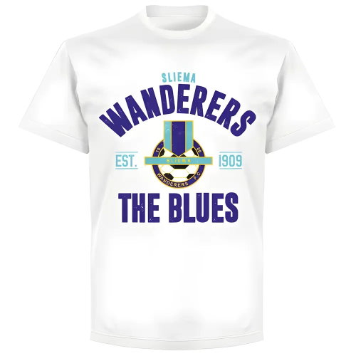 Sliema Wanderers Established T-shirt - White
