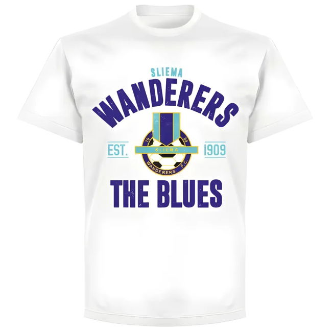 Sliema Wanderers Established T-shirt - White