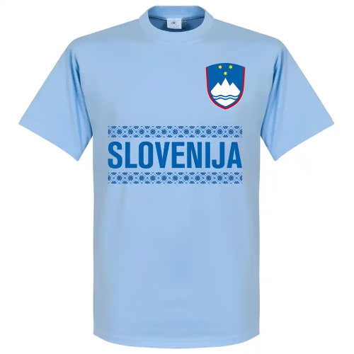 Slovenia Team T-Shirt - Sky