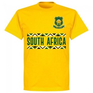 South Africa Rugby Team T-shirt - Yellow