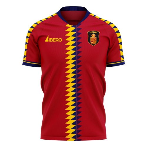 Spain 2025-2026 Home Concept Football Kit (Libero)