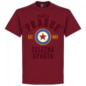 Sparta Prague Established T-Shirt - Chilli Red