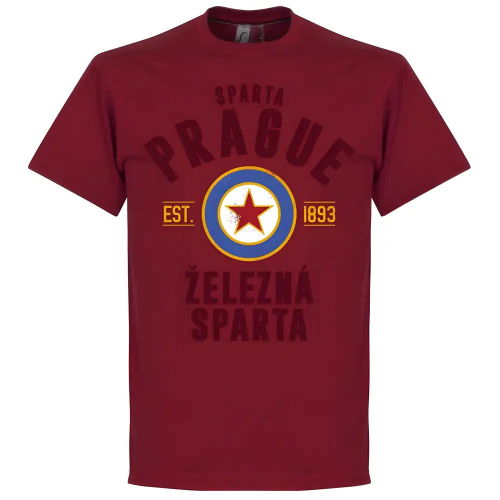 Sparta Prague Established T-Shirt - Chilli Red
