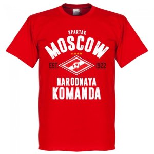 Spartak Moscow Established T-Shirt - Red