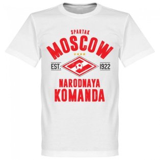 Spartak Moscow Established T-Shirt - White
