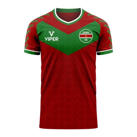 Suriname 2020-2021 Away Concept Football Kit (Viper)