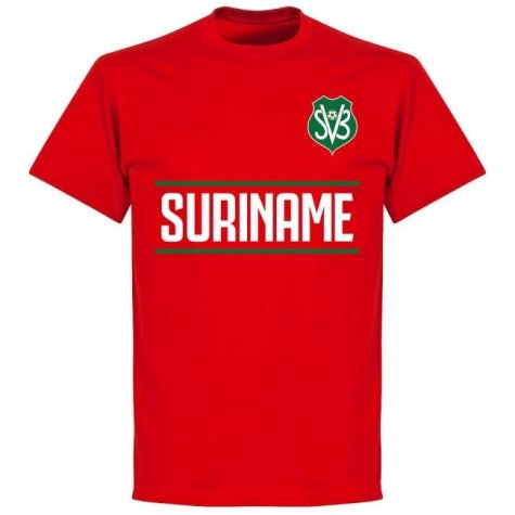 Suriname Team T-Shirt - Red