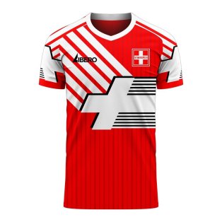 Switzerland 2023-2024 Retro Concept Football Kit (Libero) - Little Boys