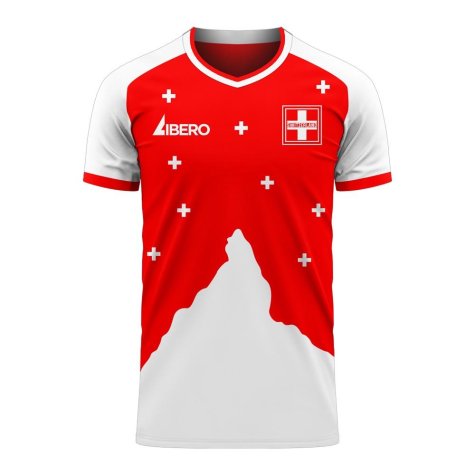 Switzerland 2023-2024 Home Concept Football Kit (Libero)