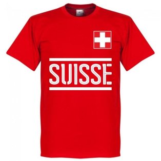 Switzerland Team T-Shirt - Red