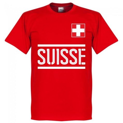 Switzerland Team T-Shirt - Red