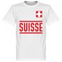 Switzerland Team T-Shirt - White
