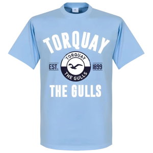 Torquay Established T-Shirt - Sky