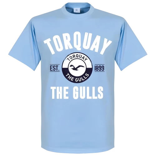 Torquay Established T-Shirt - Sky