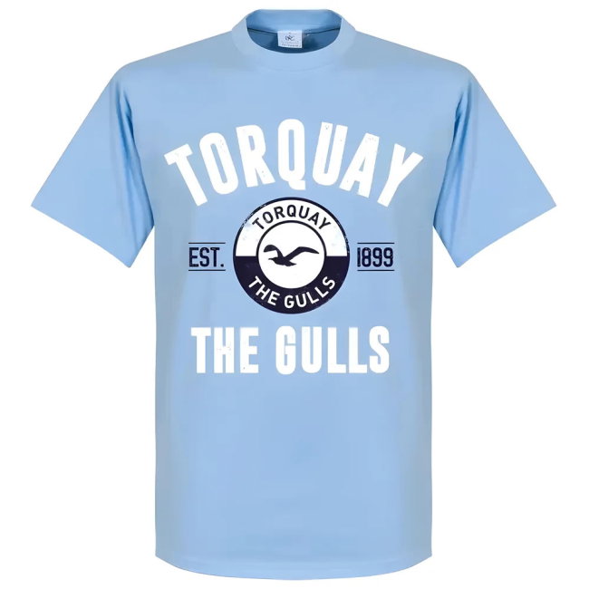 Torquay Established T-Shirt - Sky