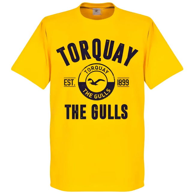 Torquay Established T-Shirt - Yellow