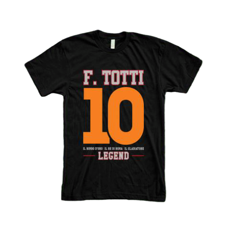 Fransesco Totti Legend T-Shirt (Black)