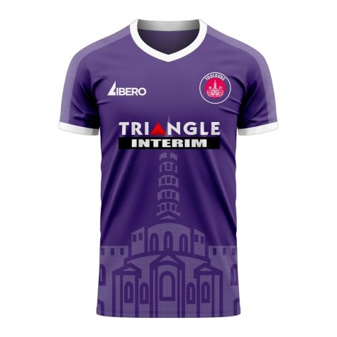 Toulouse 2022-2023 Home Concept Football Kit (Libero) - Baby