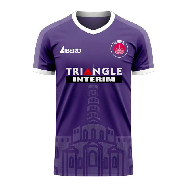 Toulouse 2025-2026 Home Concept Football Kit (Libero)