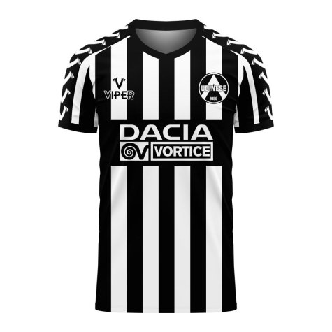 Udinese 2023-2024 Home Concept Football Kit (Viper) - Kids