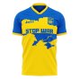Ukraine Stop War Concept Football Kit (Libero) - Yellow