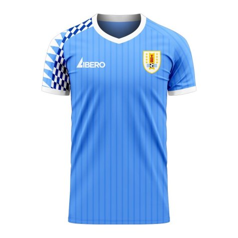 Uruguay 2020-2021 Home Concept Football Kit (Libero) - Little Boys