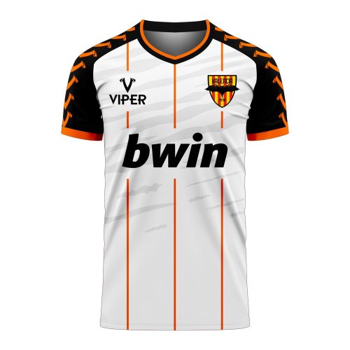 Valencia 2024-2025 Home Concept Football Kit (Viper)
