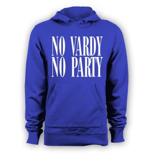 Leicester City No Vardy No Party Hoody (Blue)