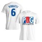 PSG Champions T-Shirt (Verratti 6) - White (Kids)