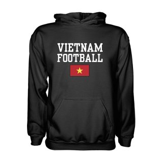 Vietnam Football Hoodie - Black