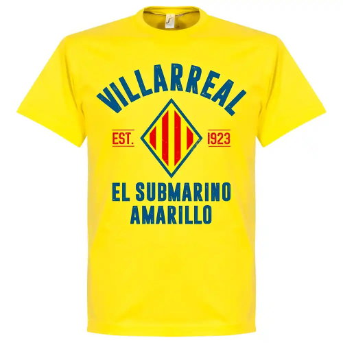 Villarreal Established T-Shirt - Yellow