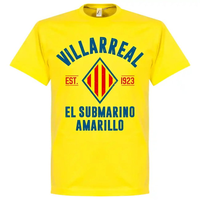 Villarreal Established T-Shirt - Yellow