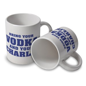 Leicester City Vodka and Charlie Mug (White)
