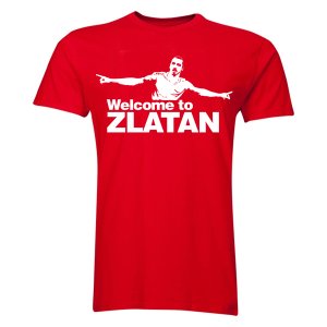 Zlatan Ibrahimovic Welcome to Manchester T-shirt (Red) - Kids