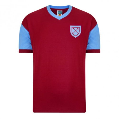 Score Draw West Ham 1958 No6 Home Shirt