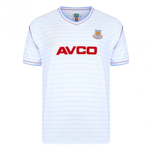 Score Draw West Ham 1986 Away Shirt