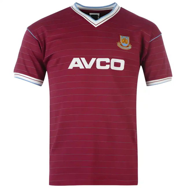 Score Draw West Ham 1986 Home Shirt