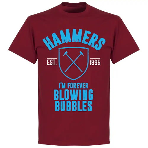 West Ham Established T-Shirt - Maroon
