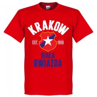Wisla Krakow Established T-Shirt - Red