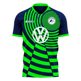 Wolfsburg 2023-2024 Home Concept Football Kit (Libero)
