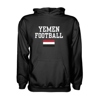 Yemen Football Hoodie - Black