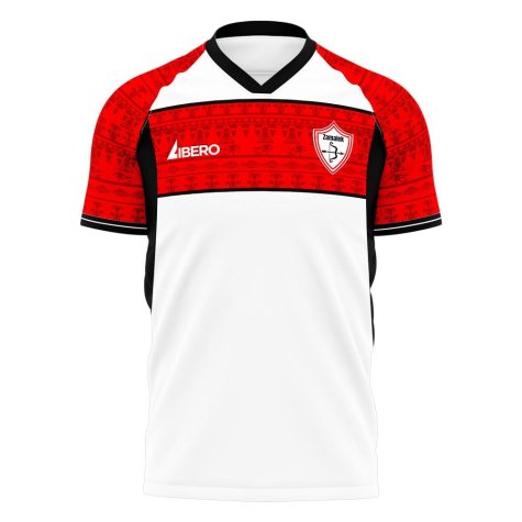 Zamalek 2022-2023 Home Concept Football Kit (Libero) - Kids